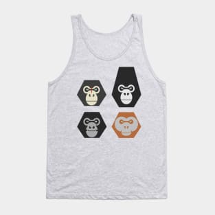 Planet of the Primates (Faded) Tank Top